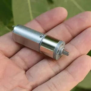 Xianglaa-Motor Micro Mini 16mm Electric Gear Motor, Metal Gearbox Slow Speed Large Torque DIY Robot Smart Car Toy,