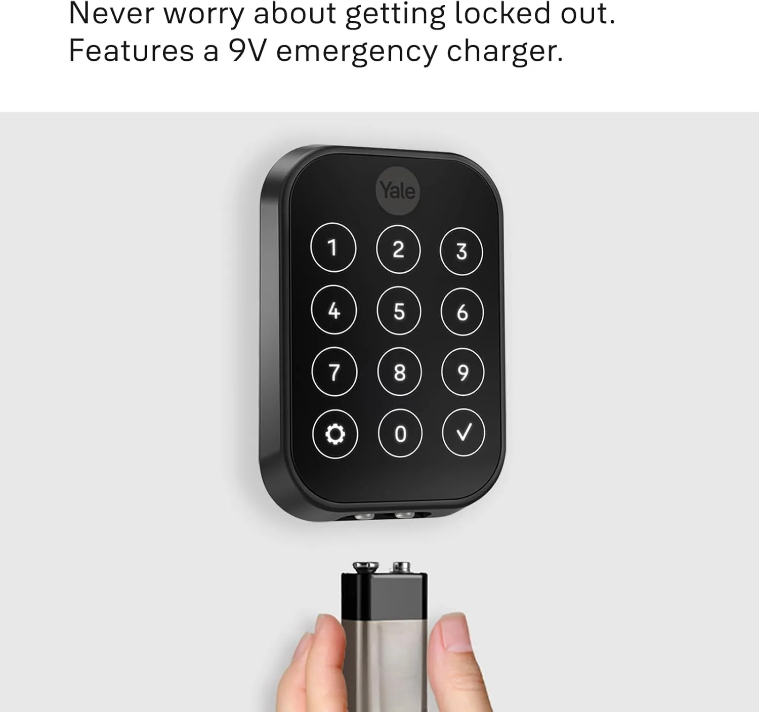 Yale Assure Lock 2 Plus Apple Home Keys, Bronze Keyless Entry Door Lock with Keypad for Code Entry Lock and Auto-Unlock (No Wi-Fi) Remote Access Requires Apple Home Hub via HomeKit, ‎YRD450-N-BLE-0BP