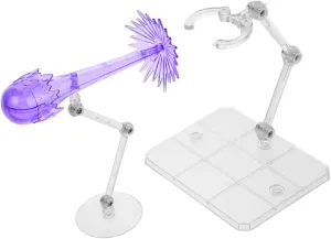 Yardwe 2pcs Adjustable Doll Display Stand Holder Figures Purple Special Effects Bracket for Organizing Collectibles Homes Offices and Galleries Flexible Angle Adjustments for Dynamic