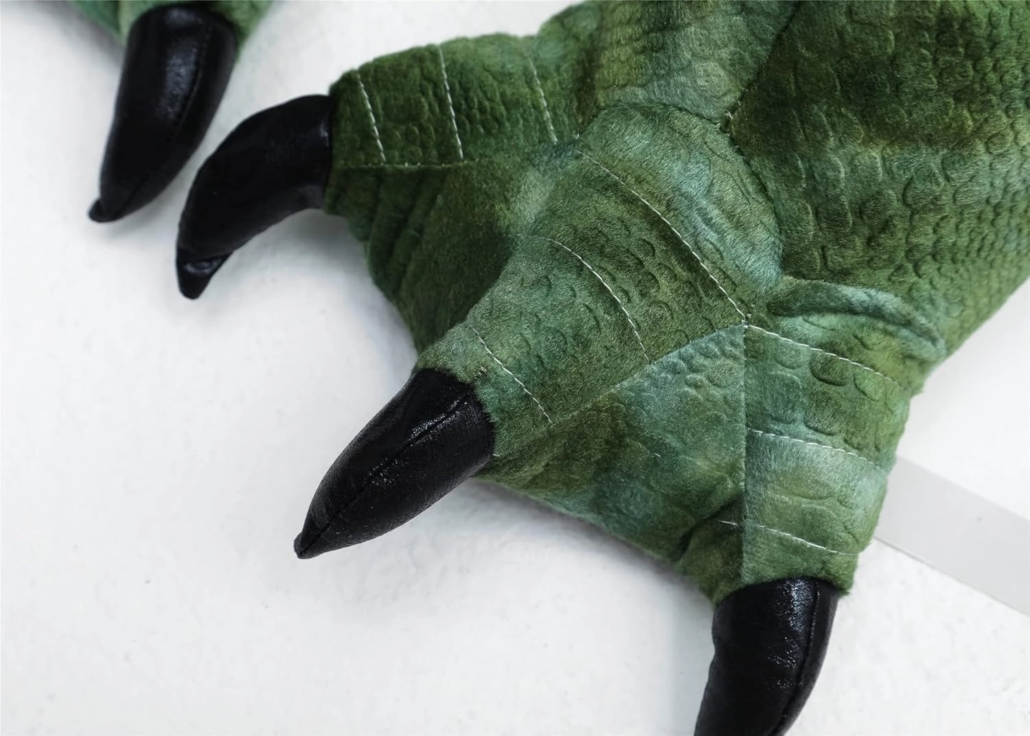 YESBOR Men's Cute Plush Paw Claw House Slippers Halloween Furry Animal Cosplay Costume Shoes