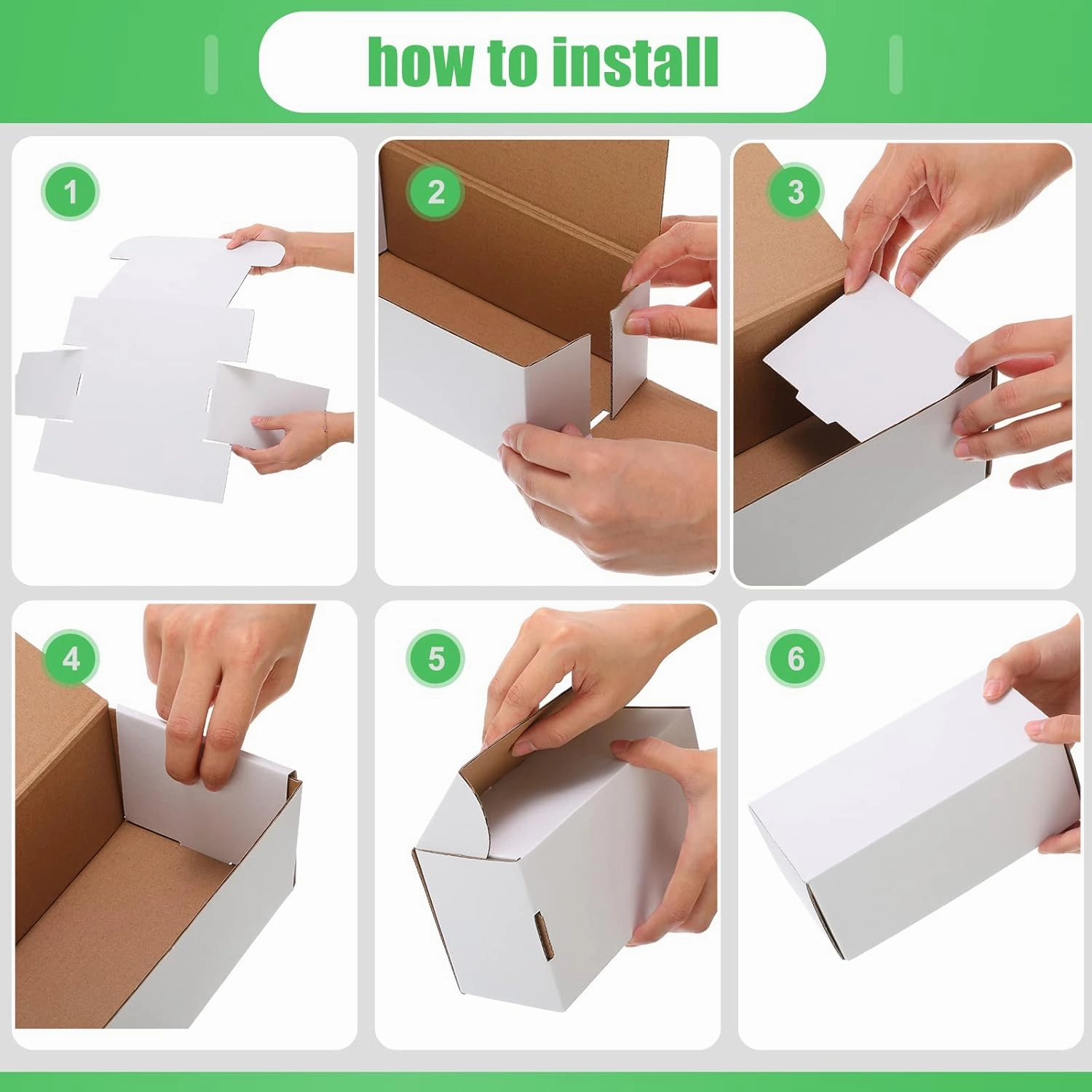 Yexiya 400 Count Trading Card Storage Box Cardboard Baseball Card Storage Box Collectible Cases for Sports Gaming Cardboard Game Collecting Holder Supplies(30 Pcs)