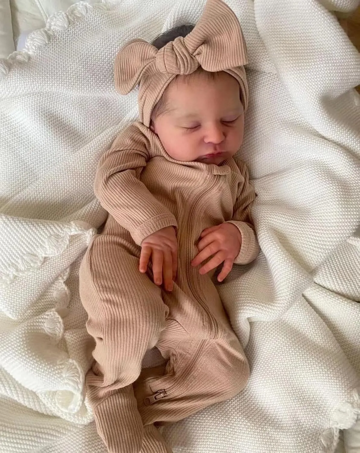 Zero Pam Real Life Reborn Baby Dolls 19 Inches Realistic Newborn Baby Girl Life Like Babies Dolls That Look Real Soft Silicone Babies Doll Toy for Kids